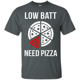 Low Batt Need Pizza Funny Pizza T-shirt
