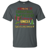 Military Uncle Christmas Deployment Shirt for Nephew, Niece_Black