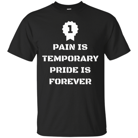 First Place Winner Pain Is Temporary Competition Trendy Tee_black=