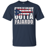 Straight Outta Fajardo Puerto Rico Shirt Gift_Black