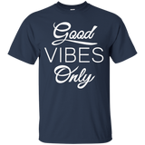 Good Vibes Only - Cute Inspiration Goal Dream Retro Tees_black