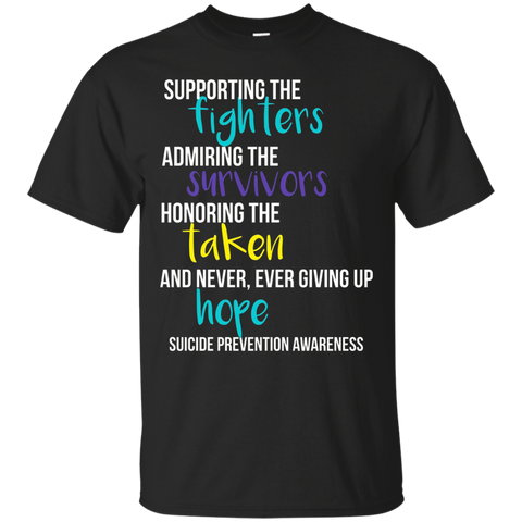 Suicide Prevention Awareness T-Shirt_Black