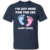 Im Just Here For The Sex Gender Reveal Shirt