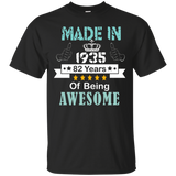 Made In 1935 Shirt, 82 Years Of Being Awesome T- Shirt