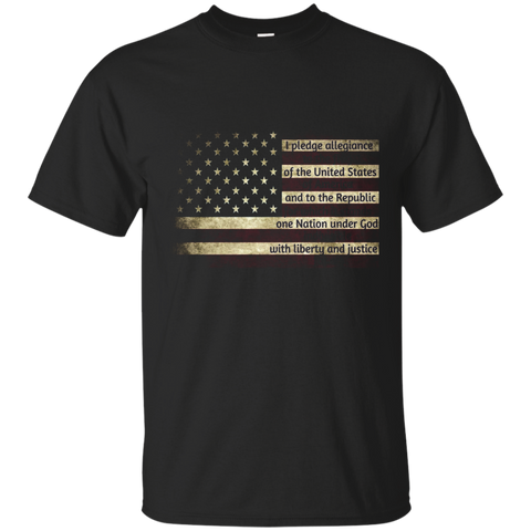 Stand For The Flag Pledge Of Allegiance Patriotic Tshirt_navy=