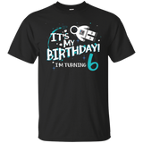 It's My Birthday I'm Turning 6 T-shirt 6th Astronaut Kids