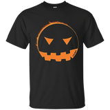 Pumpkin Solar Eclipse Shirt Halloween Jack O Lantern_Black