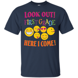 Look Out First Grade Here I Come Back To School Shirt