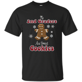 2nd Grade Teacher Tee My 1st Graders Are Smart Cookies_black=