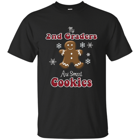 2nd Grade Teacher Tee My 1st Graders Are Smart Cookies_black=