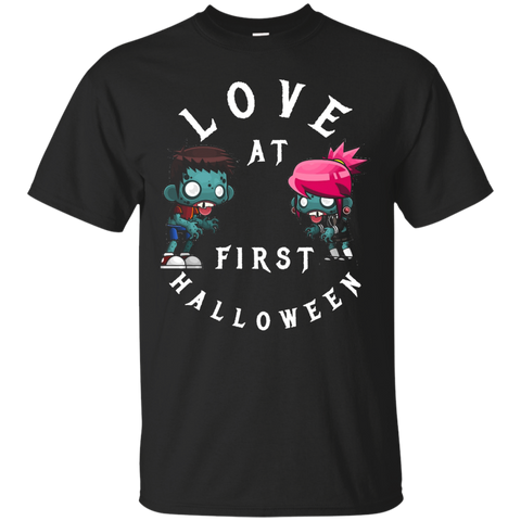 Love At First Halloween Zombie T Shirt_black=