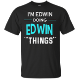 I'm Ethan Doing Ethan Things Funny First Name T-shirt_black=