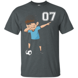 #7 Soccer Shirt For Boys Funny Dabbing Dab Dance Soccer Ball_black=