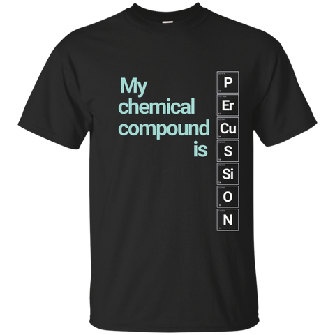 Percussion Band Geek T-Shirt My chemical compound is tee_Navy