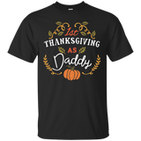 Mens Mens 1st Thanksgiving Tshirt As Daddy_black=