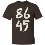 86 45 Impeach Trump Anti-trump T-shirt_black=