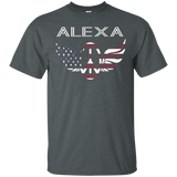 Alexa American Hippy Wings Peace Emblem T-shirt_black=