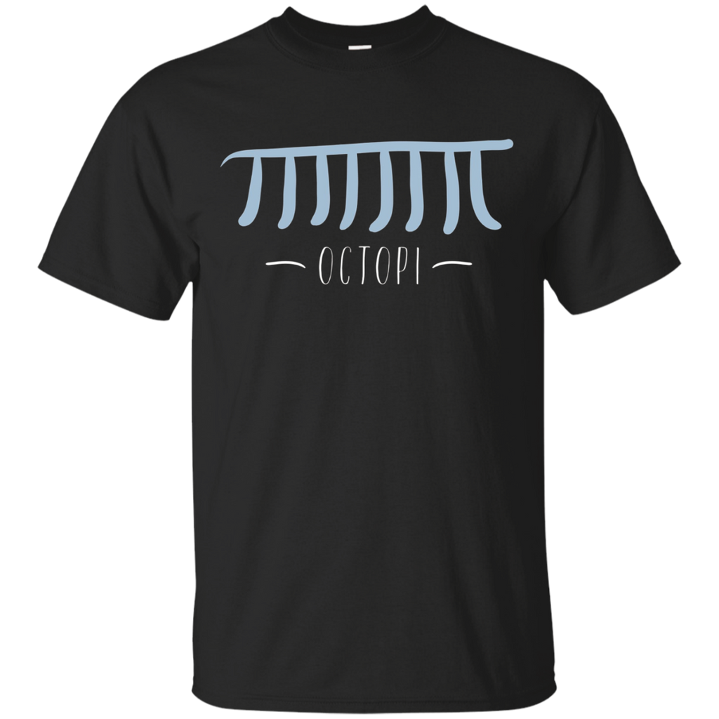 Octopi Punny Octopus Pi Maths T-Shirt_Black