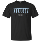 Octopi Punny Octopus Pi Maths T-Shirt_Black
