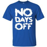 No days off shirt Gym t shirt workout clothing shirt_Black