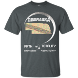 Nebraska path of totality solar eclipse T-Shirt_Black