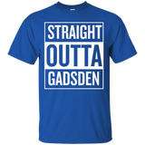 Straight Outta Gadsden Funny Cool T Shirt_Black