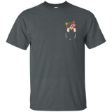 Merica Pocket Corgi Funny Dog T-Shirt_Dark