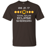 SHERIDAN OREGON Solar Eclipse Souvenir Gift T Shirt_Black