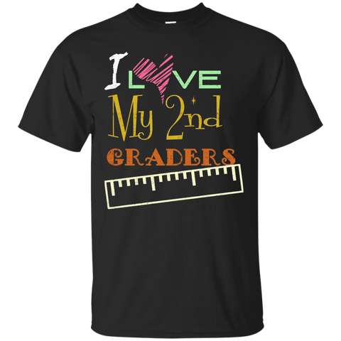 I Love My Second Graders T-shirt_black=