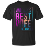 Womens World's Best Wife Since 1952 anniversary premium t-shirt_Black