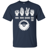 Rock Paper Scissors Table Saw Shirt-Funny Carpenter T-Shirt._Black