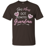 This Mom Got Promoted To Grandma Gift T-Shirt_Black