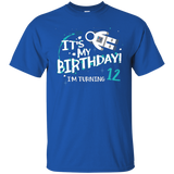 It's My Birthday I'm Turning 12 T-shirt 12th Astronaut Kids