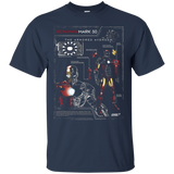 Iron Man Armor Plated Suit Blue Print Schematic