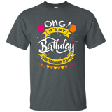 OMG! It's My Birthday Born On 23rd of September Gift T-Shirt_Black