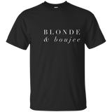 Womens Blonde & Boujee T Shirt_Navy