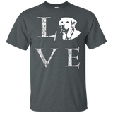 I Love My Labrador T-shirt Retriever Lover Tee_black=