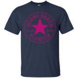 MIAMI BEACH - FLORIDA United States USA T-Shirt Relaxed Fit_Black