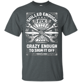 Skill enough to fix it aircraft mechanic shirt_Black