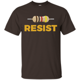 Resist! Funny Electronic and Science Geek Tshirt_Black