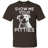 Show Me Your Pitties Funny Pitbull Shirt_Black
