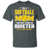 I'm A Softball Mom T Shirt, Cool Mom T Shirt, Mother T Shirt
