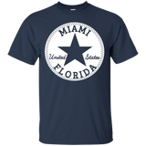 MIAMI Florida United States USA T-Shirt Relaxed Fit Tee_Black