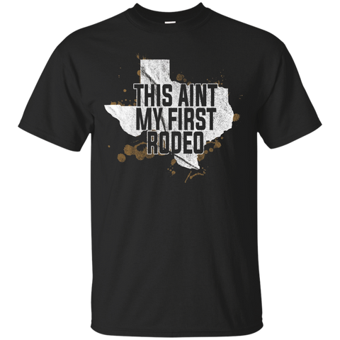 This Aint My First Rodeo T Shirt Texas Map_Black