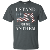 I Stand For The Anthem American Flag Shirts_black