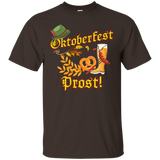 OKTOBERFEST T-SHIRT - Alpine Hat Bratwurst Beer shirt_Black