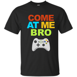 The COME AT ME BRO Controller video game t-shirt_Navy