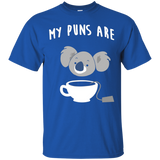 My Puns Are Koala Tea T Shirt_Black