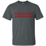 Patriotic State Flag of Washington D.C. T-Shirt_Navy