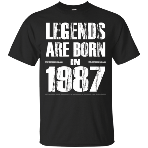 Legends Are Born In 1987 Shirt Funny 30th Birthday Gift Tee